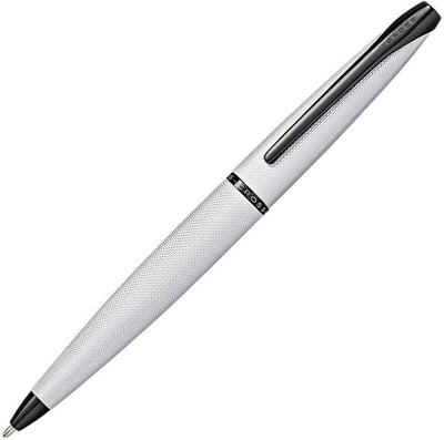 Cross ATX Brushed Chrome Diamond Pattern Ballpoint Pen | 882-43 | Pen Place