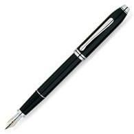 Cross Townsend Black/Rhodium Fountain Pen | AT0046-4MD | Pen Place