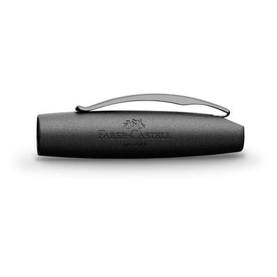Faber-Castell Essentio Aluminum Black Fountain Pen | 148480 | Pen Place