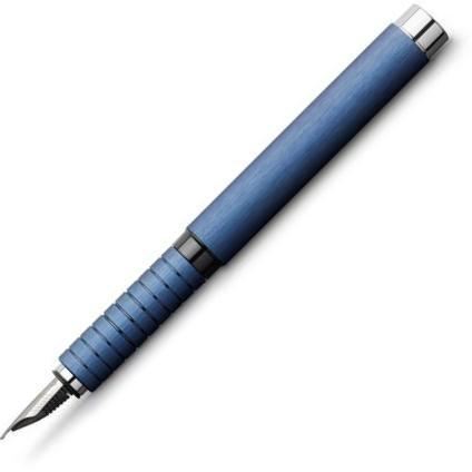 Faber-Castell Essentio Aluminum Blue Fountain Pen | 148440 | Pen Place