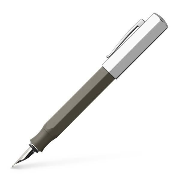 Faber-Castell Ondoro Grey Brown Fountain Pen | 147840 | Pen Place