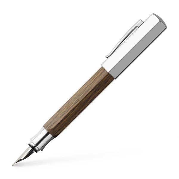 Faber-Castell Ondoro Smoked Oak Fountain Pen | 147580 | Pen Place