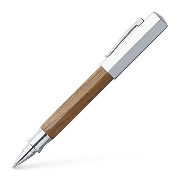 Faber-Castell Ondoro Smoked Oak Rollerball Pen | 147518 | Pen Place