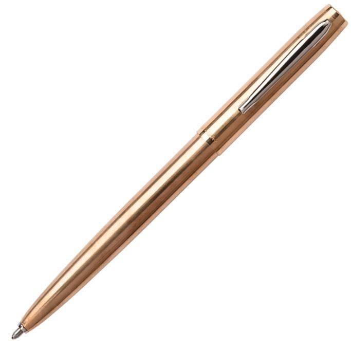 Fisher Cap-O-Matic Raw Brass | M4RAW | Pen Place Since 1968