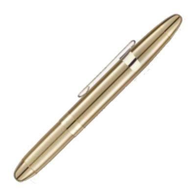 Fisher Lacquered Brass with clip | 400GGCL | Pen Place