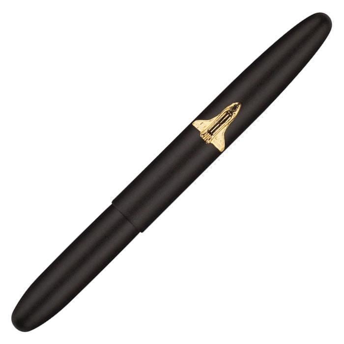 Fisher Matte Black Bullet Space Pen w/ Shuttle Emblem | 600BSH | Pen Place Since 1968