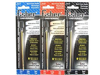 Fisher Refill Fine Point, Universal, Carded