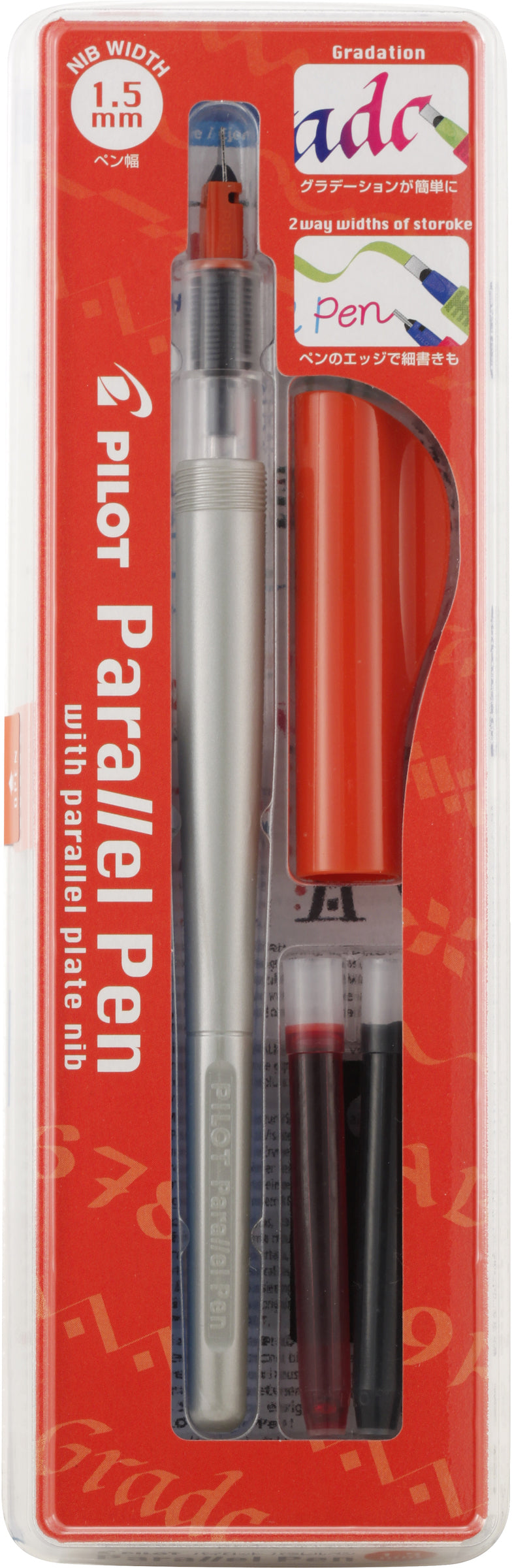 Pilot Parallel Red 1.5MM Fountain Pen | Pen Store | Pen Place