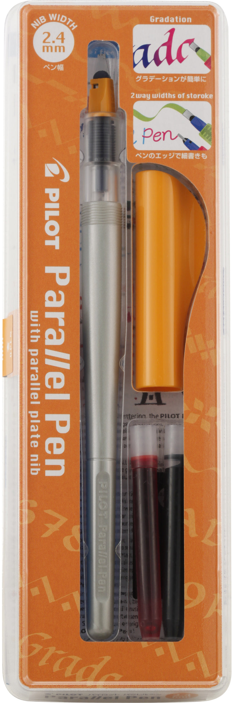 Pilot Parallel Orange 2.4MM Fountain Pen | Pen Store | Pen Place