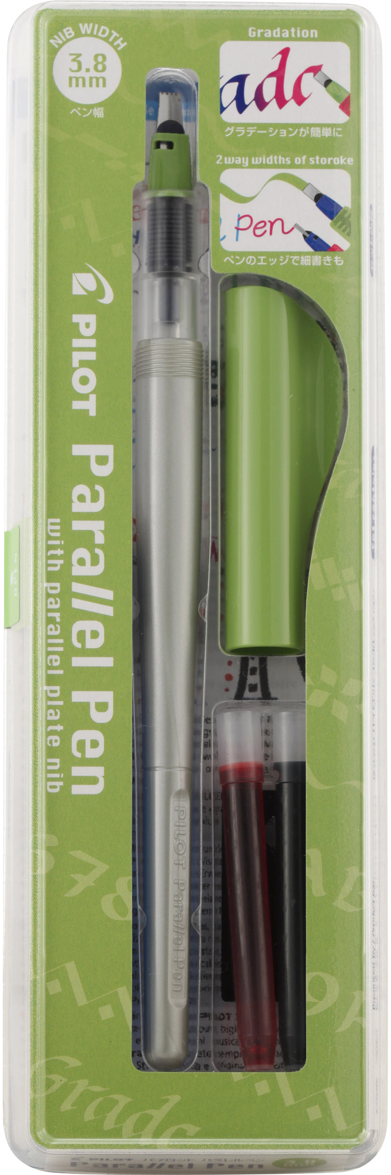 Pilot Parallel Green 3.8MM Fountain Pen | Pen Store | Pen Place