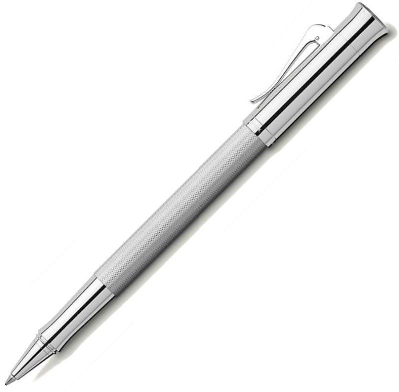 Graf von Faber-Castell Guilloche Barley Rhodium Rollerball | 146514 | Pen Place