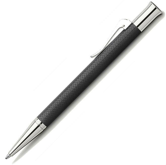 Graf von Faber-Castell Guilloche Black Ballpoint | 146530 | Pen Place