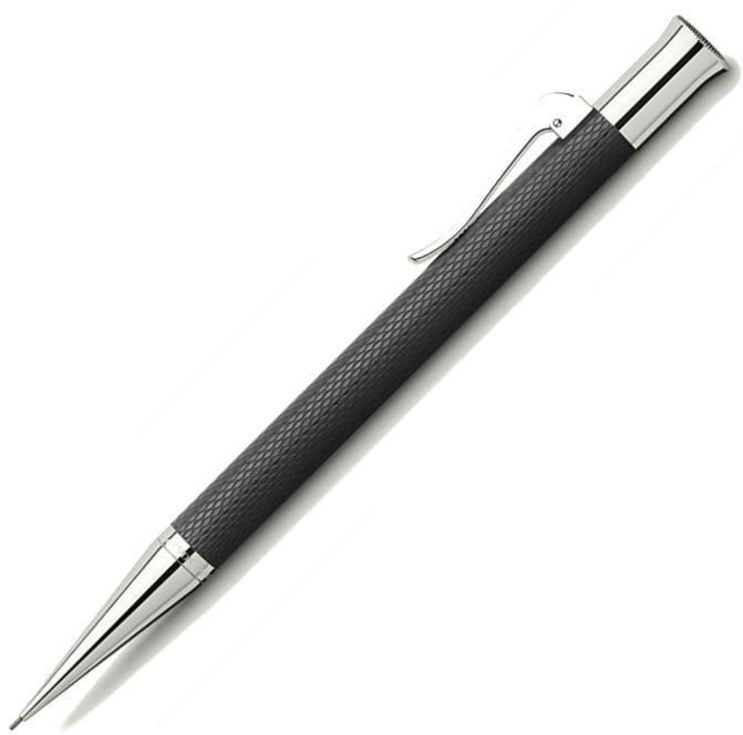 Graf von Faber-Castell Guilloche Black Pencil | 136530 | Pen Place