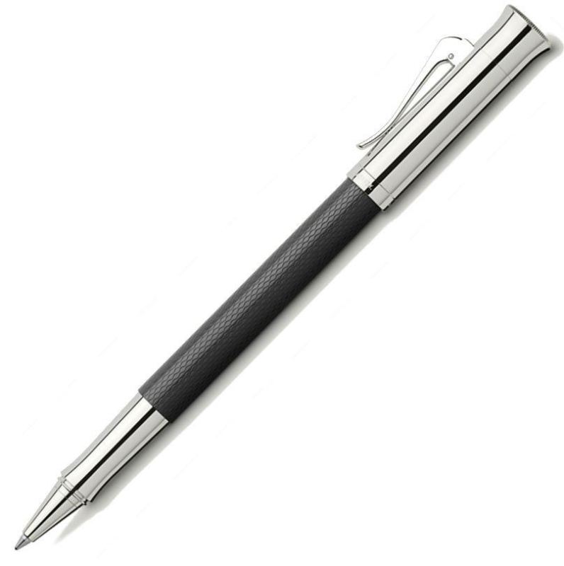 Graf von Faber-Castell Guilloche Black Rollerball | 146510 | Pen Place