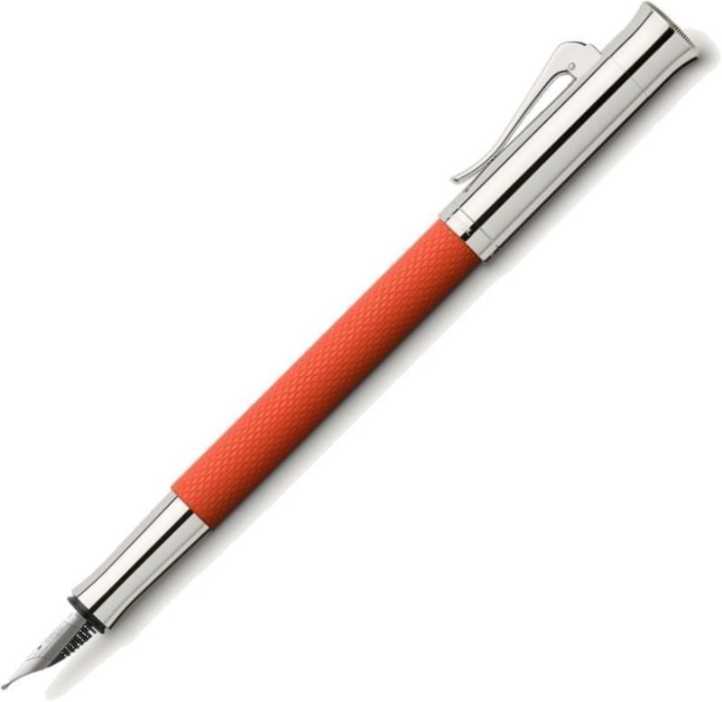 Graf von Faber-Castell Guilloche Burned Orange Fountain | 145220 | Pen Place