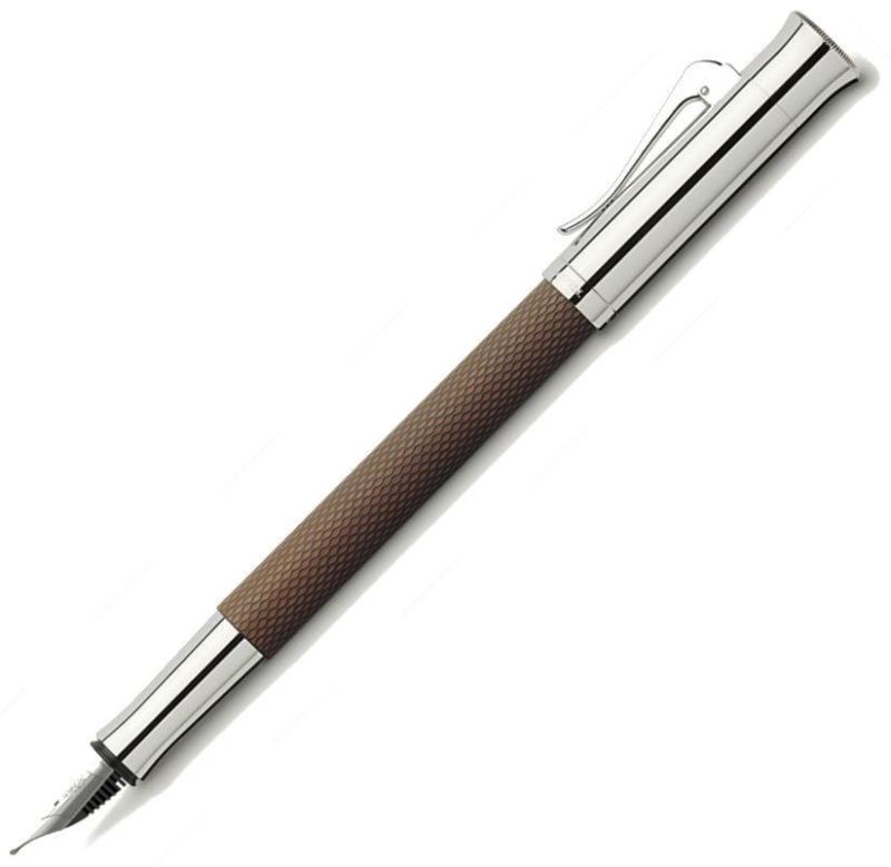 Graf von Faber-Castell Guilloche Cognac Fountain | 146520 | Pen Place