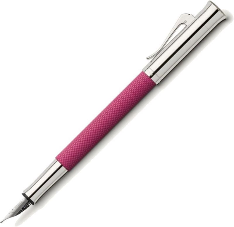 Graf von Faber-Castell Guilloche Electric Pink Fountain | 145240 | Pen Place