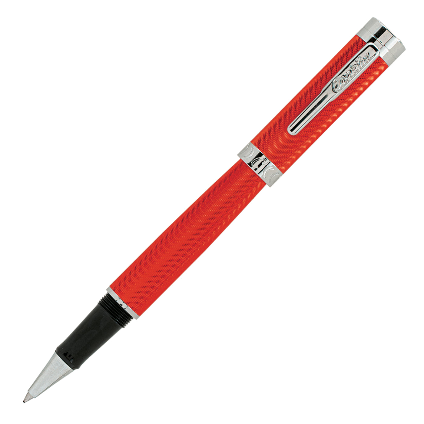 Conklin Herringbone Signature Red Rollerball Pen