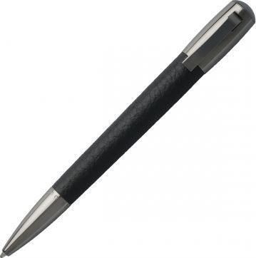 Hugo Boss Pure Leather Black Ballpoint Pen | HSL6044A | Pen Place