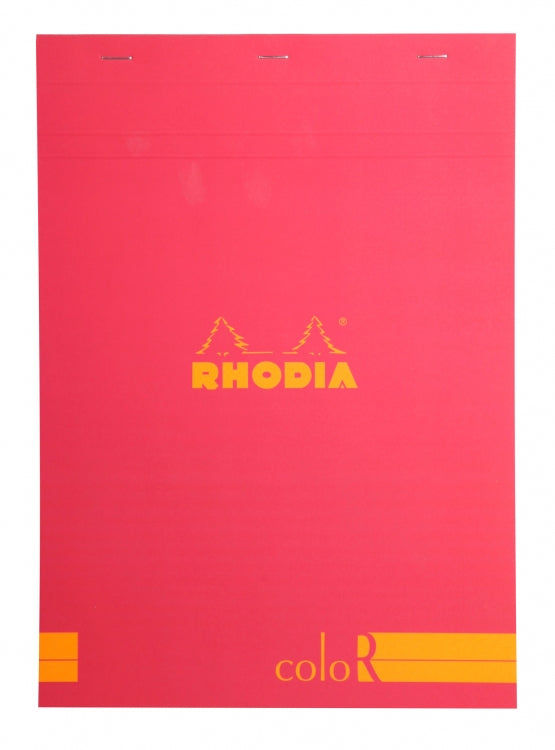 Rhodia ColoR No. 18 A4 Notepad - Raspberry, Lined