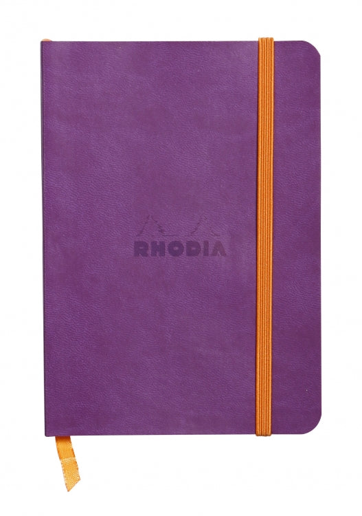 Rhodia A6 Softcover Notebook - Purple, Lined
