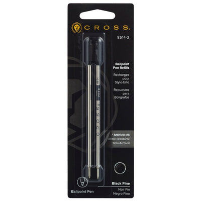 Refill Cross Ballpoint Pens - Pack of 2#color_black