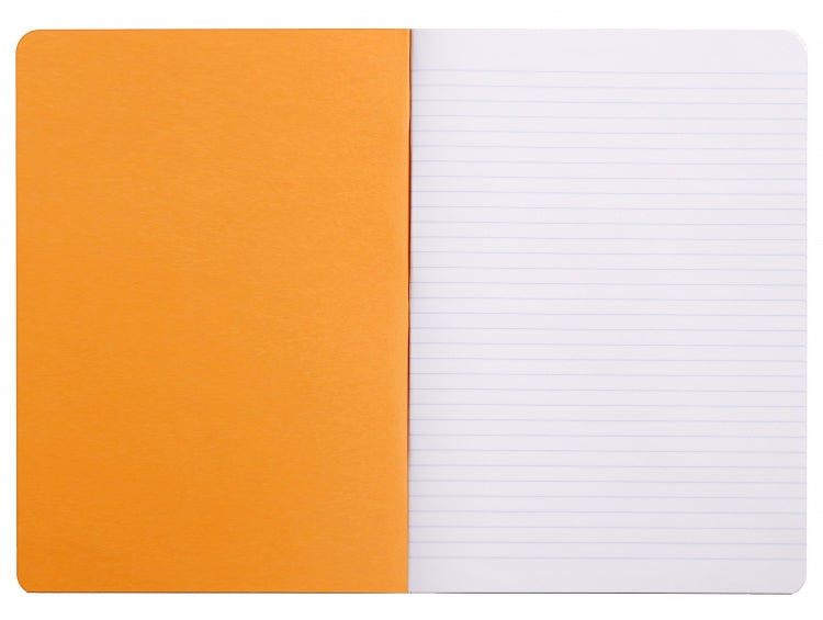 Rhodia A4 Side Staple Notebook - Orange, Lined