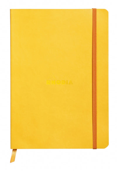 Rhodia A5 Softcover Notebook - Yellow, Lined