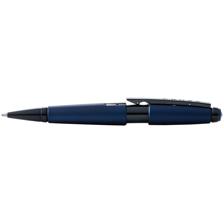 Cross Edge Matte Blue w/PVD Rollerball Pen