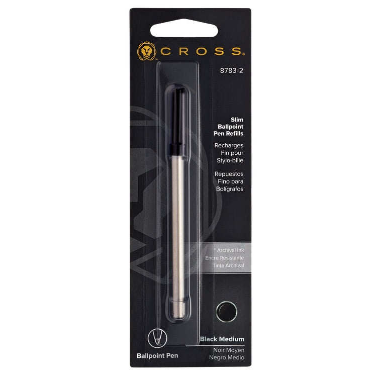 Refill Cross Slim Ballpoint Refill for Click#color_black