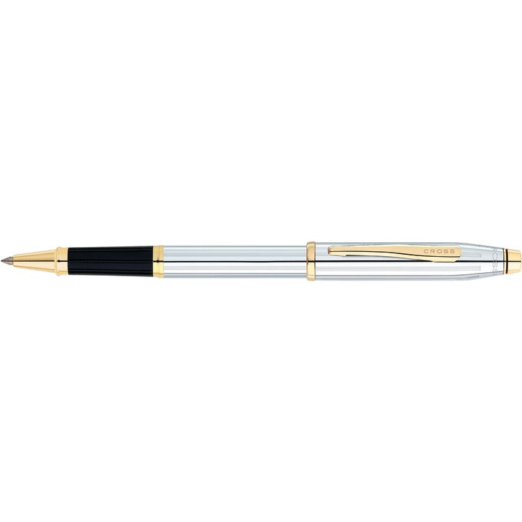 Cross Century II Medalist Chrome with Gold Trims rollerball Pen Item# 3304 - Image 3