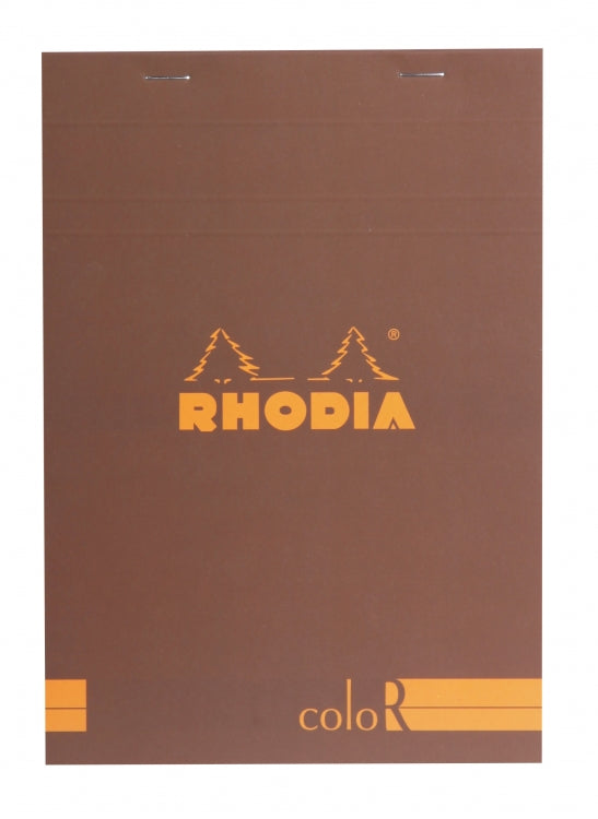 Rhodia ColoR No. 16 A5 Notepad - Chocolate, Lined