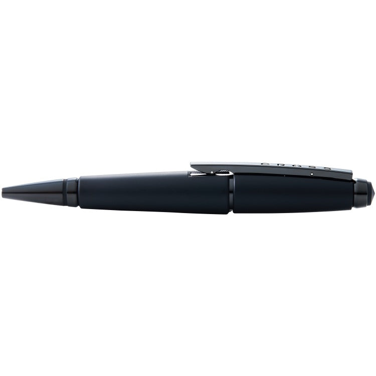 Cross Edge Matte Black w/PVD Rollerball Pen