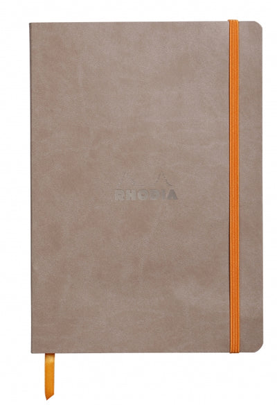 Rhodia A5 Softcover Notebook - Taupe, Lined