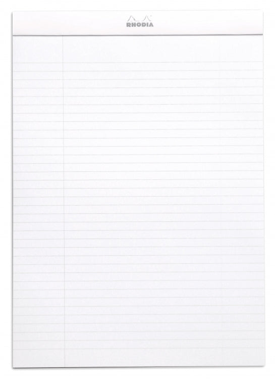 Rhodia No. 18 A4 Notepad - Ice White, Lined