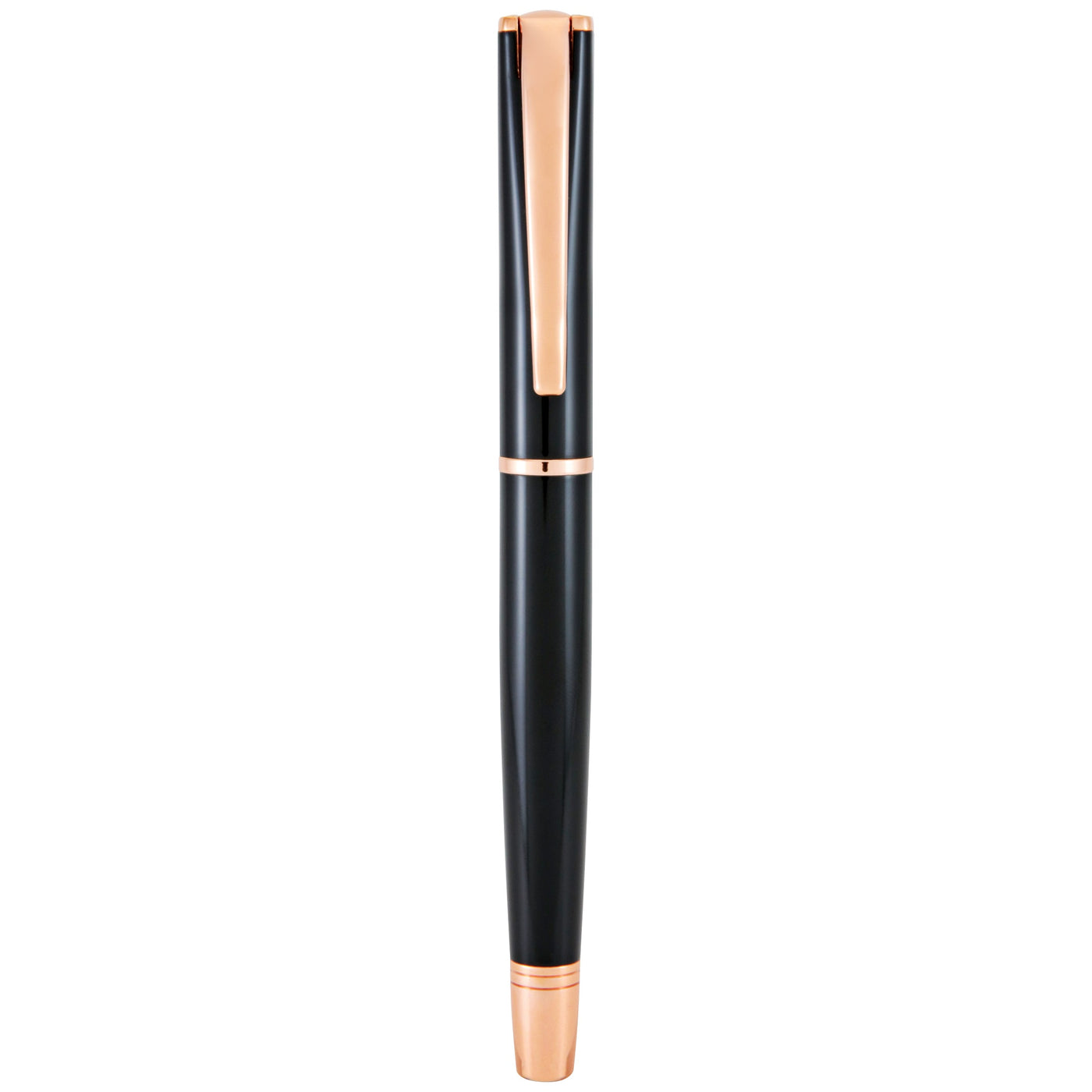 Monteverde Impressa Black Rose Gold Rollerball Pen