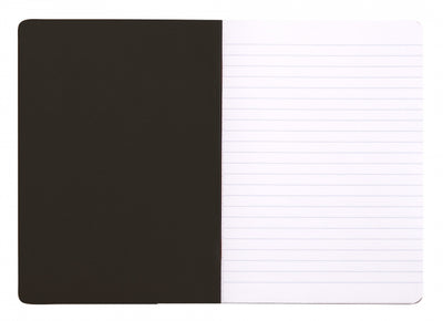 Rhodia A5 Side Staple Notebook - Black, Lined