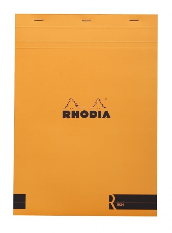 Rhodia Premium No. 18 A4 Notepad - Orange, Lined
