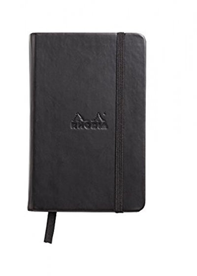 Rhodia Pocket Hardcover Webnotebooks - Black, Lined