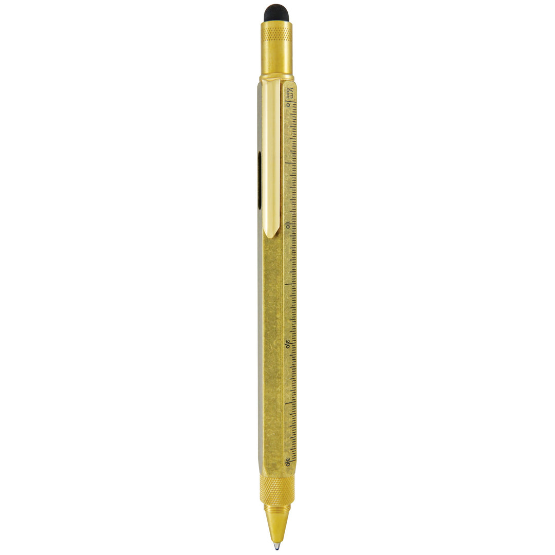 Click Action Monteverde One Touch Stylos-bille Avec Stylet, Confezione Da 12, Colore Blu, Modello S-106