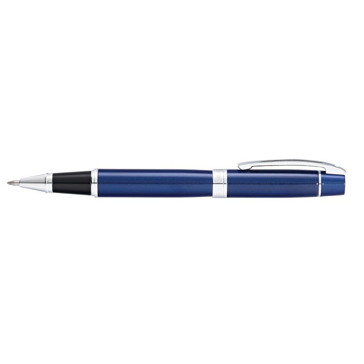 Sheaffer 300 Glossy Blue Lacquer w/Chrome Plated Trim Rollerball Pen