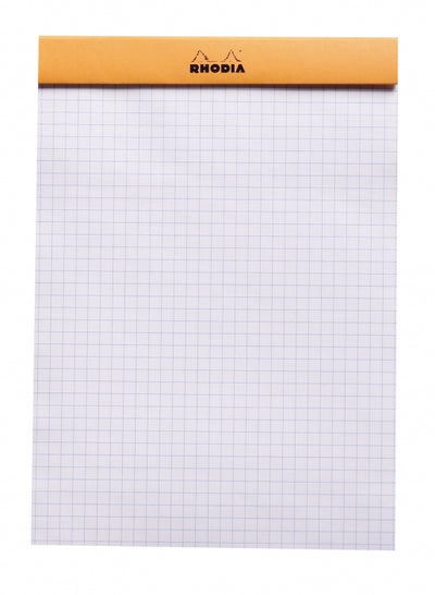 Rhodia No. 16 A5 Notepad - Orange, Graph
