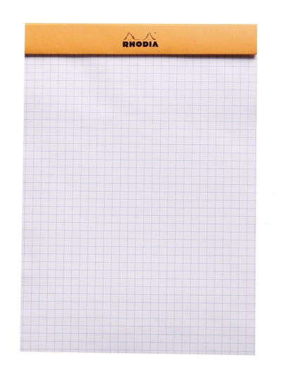 Rhodia No. 16 A5 Notepad - Orange, Graph