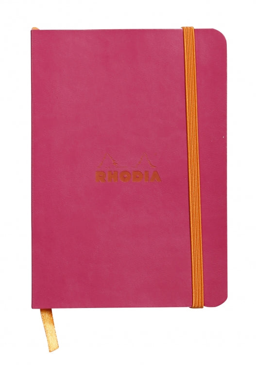 Rhodia A6 Softcover Notebook - Raspberry, Lined