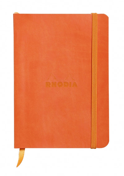 Rhodia A6 Softcover Notebook - Tangerine, Lined