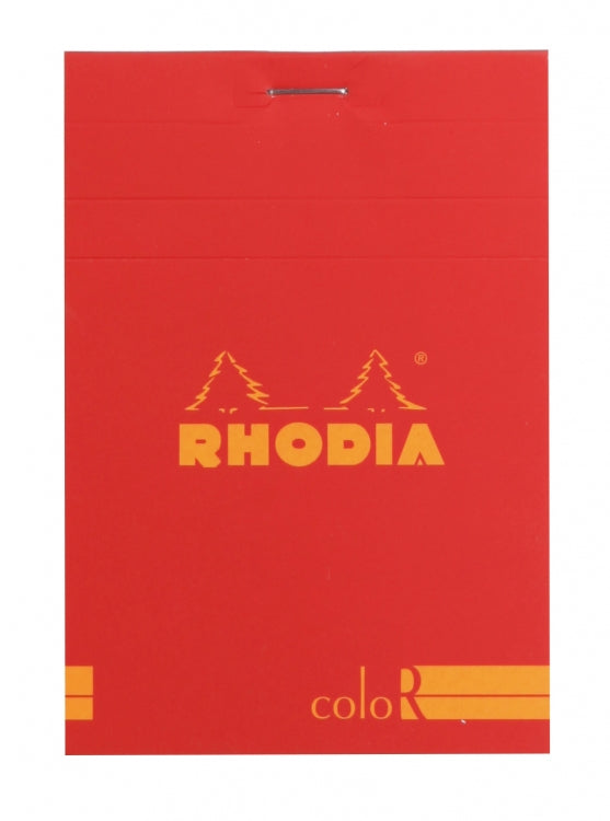 Rhodia ColoR No. 12 Passport Notepad - Red, Lined