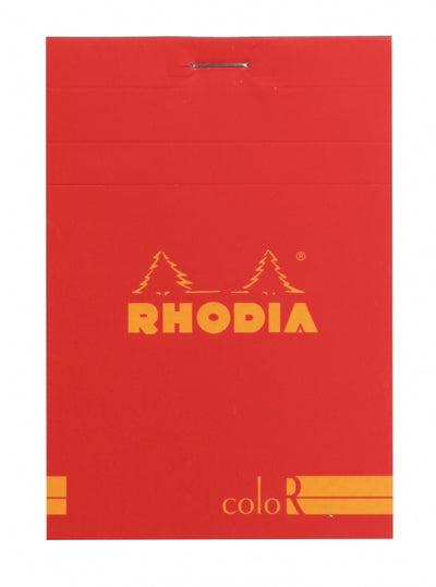 Rhodia ColoR No. 12 Passport Notepad - Red, Lined