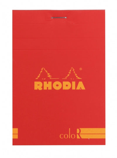 Rhodia ColoR No. 12 Passport Notepad - Red, Lined