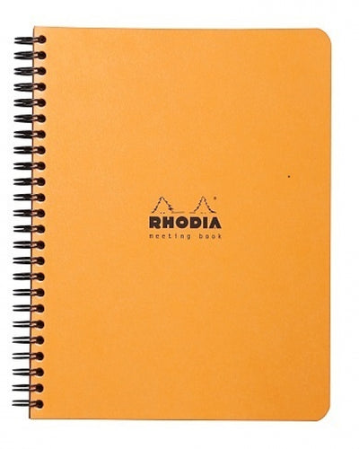 Rhodia A5+ Meeting Book - Orange