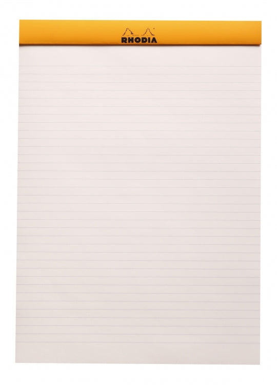 Rhodia Premium No. 18 A4 Notepad - Orange, Lined